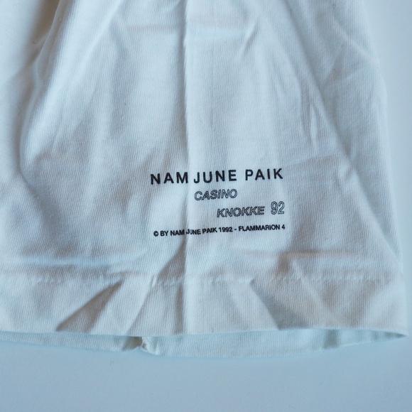 Nam June Paik Casino Knokke T-Shirt 1992 - Picture 4 of 4